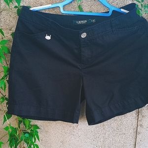 Womens RALPH LAUREN sz 6 BLACK  Shorts